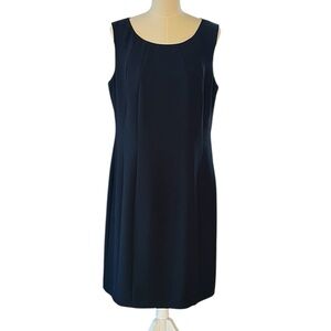 Talbots Classic Black Sheath Dress